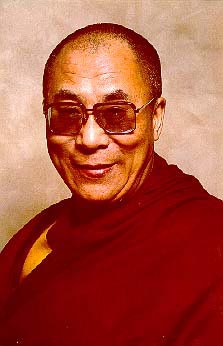 The Dalai Lama, in all of his twelve or so incarnations, has been one of our close connections to this Holy Ghost.